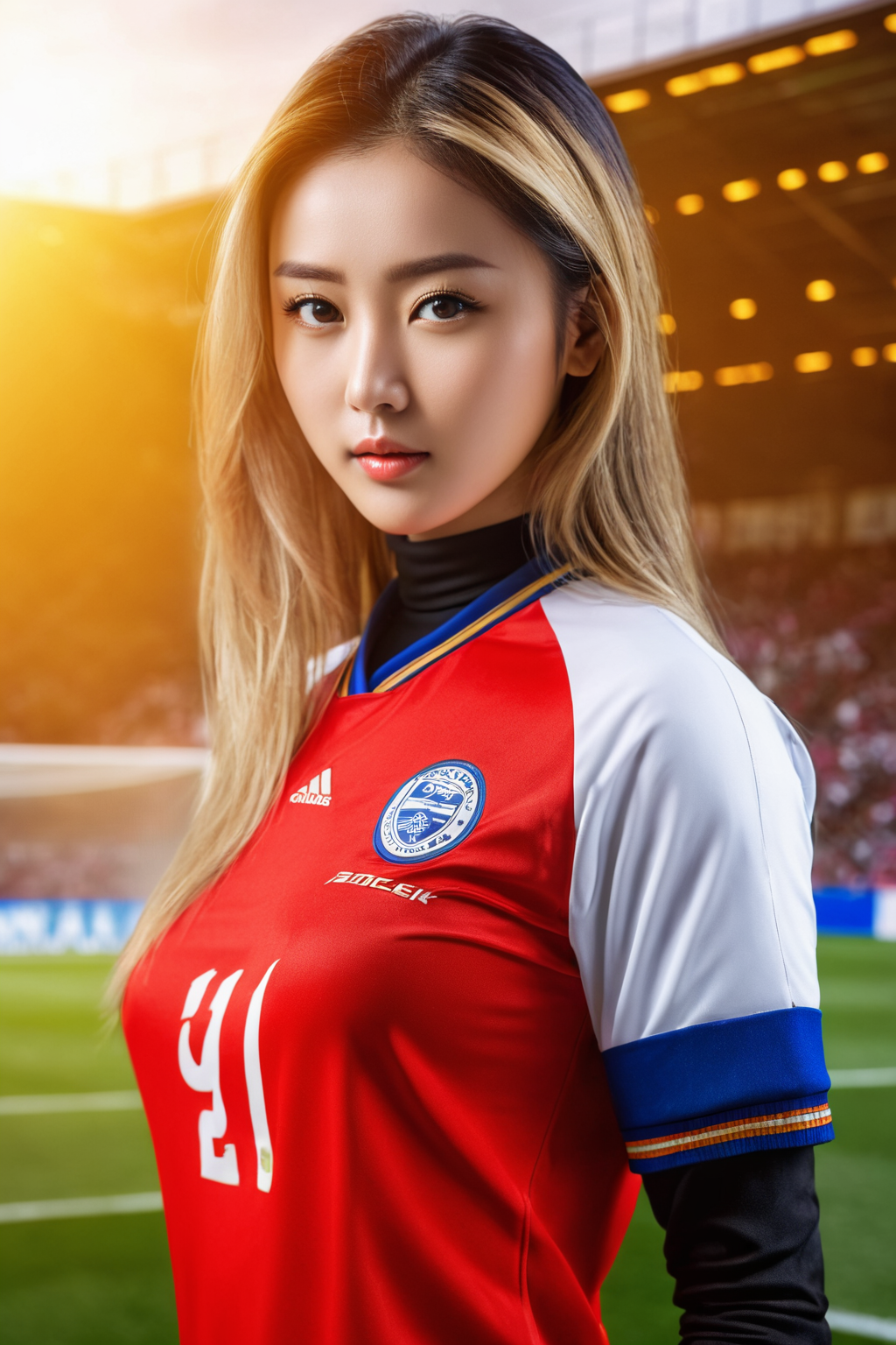 点亮夜空:女子足球队风采无限 点亮夜空:女子足球队风采无限